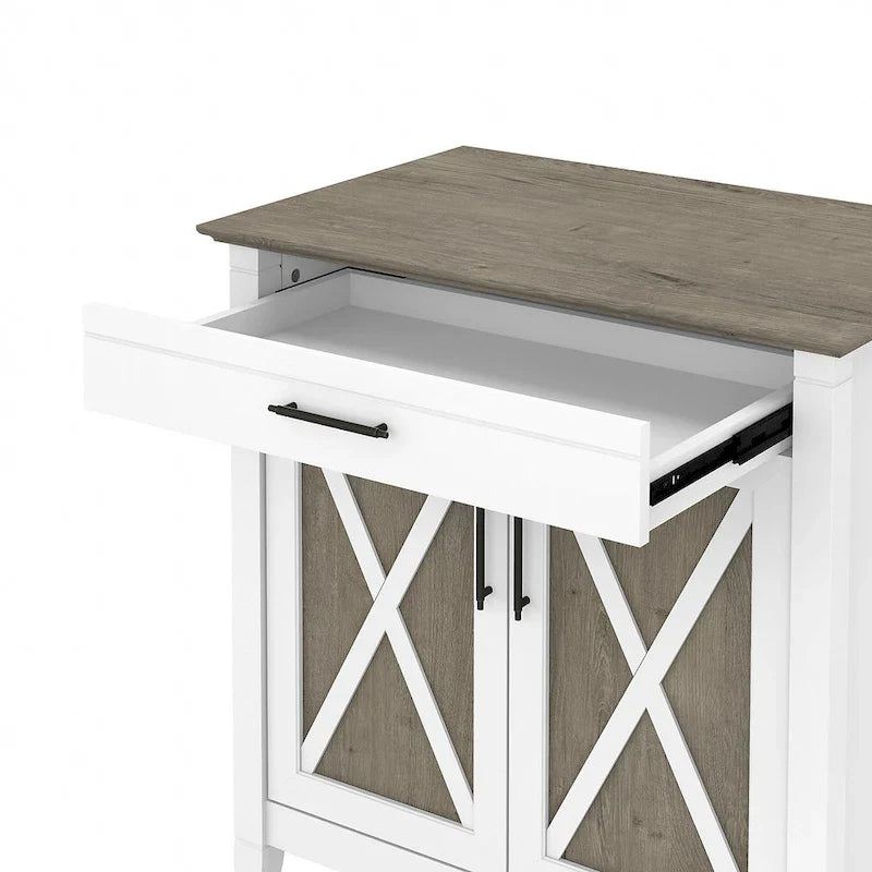 Key West secretaire met opbergkast van Bush Furniture