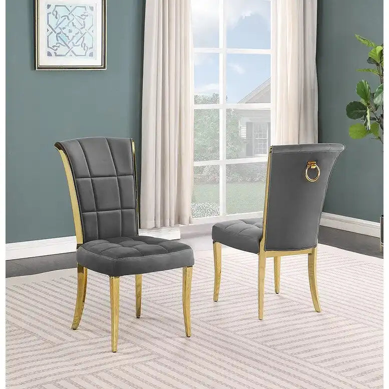 Best Quality Furniture D325-SC324-7 runde Essgruppe, 5-teilig