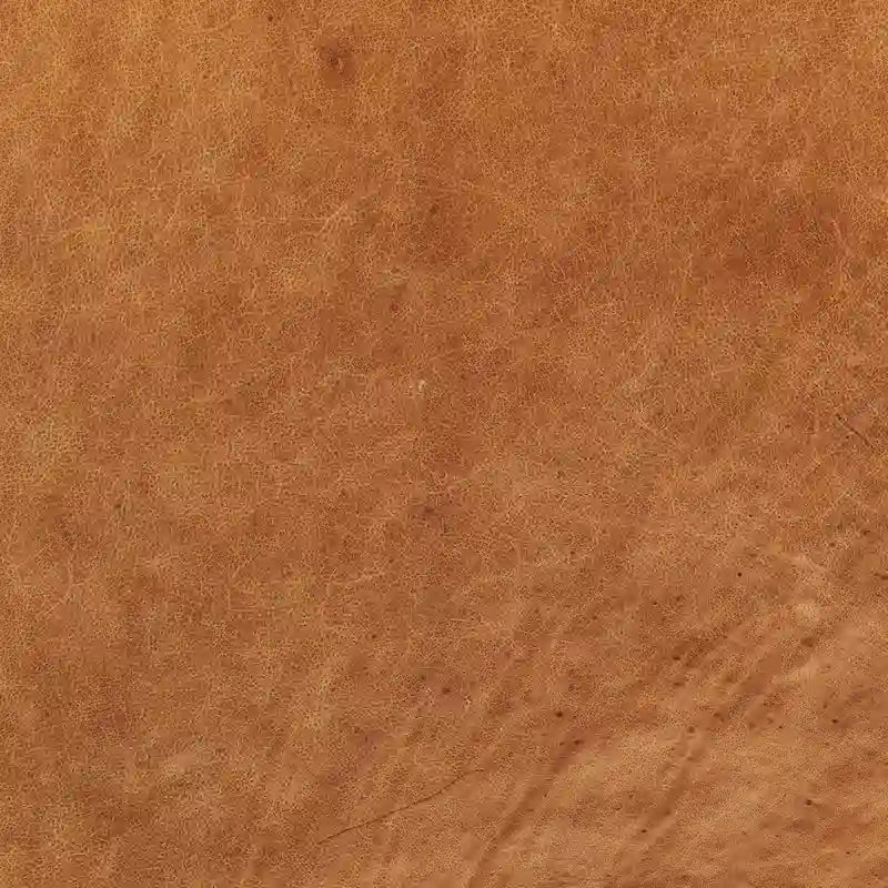 Poly & Bark Jarmo Sitzhocker mit verstellbarem Walnussholztisch - italienisches Echtleder aus vollnarbigem Leder