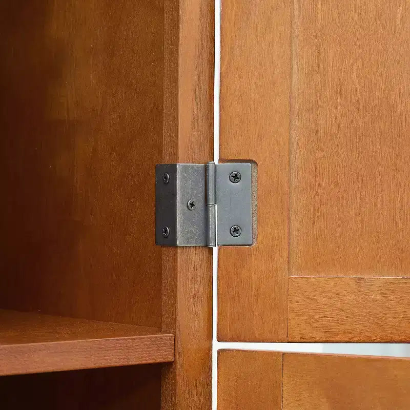 182,9 cm hoher Aufbewahrungsschrank mit 8 Türen und 4 Einlegeböden für Wohnzimmer, Küche oder Büro