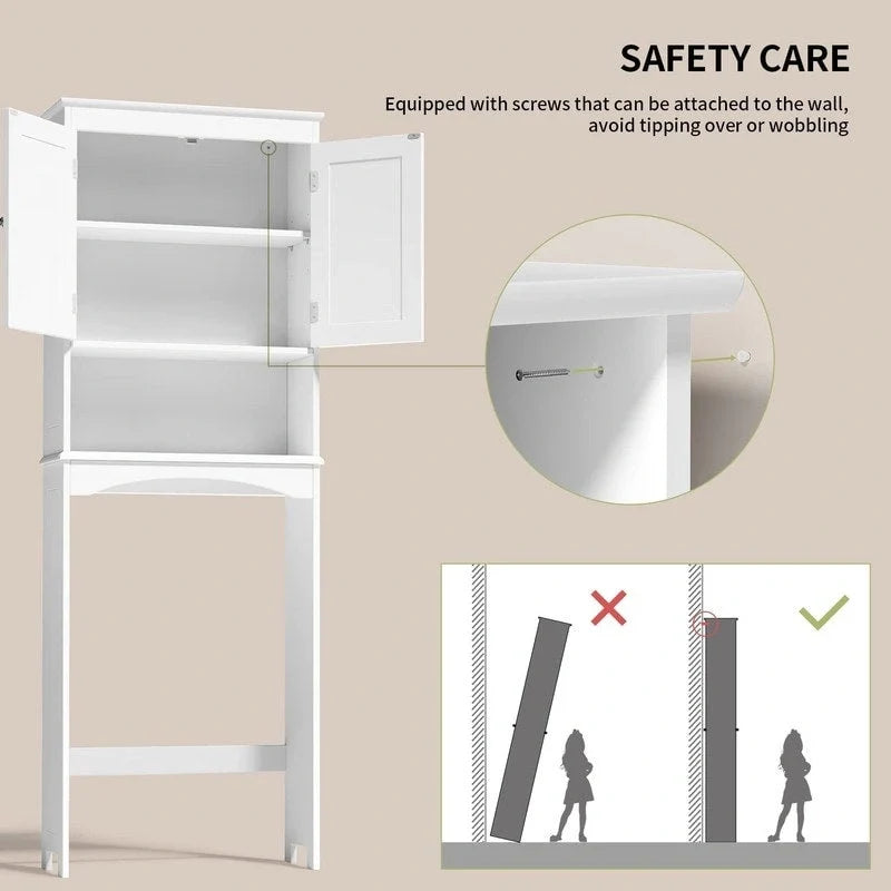 Badezimmerschrank, Toilettenschrank, Badezimmerregal über der Toilette, platzsparende Toilette