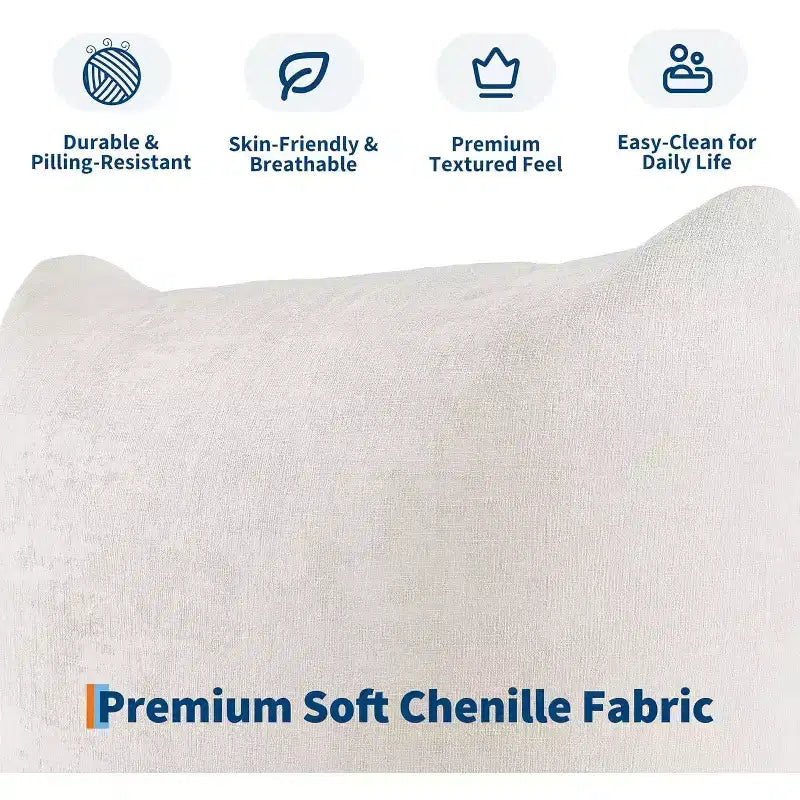 Modulaire loveseat van chenillestof, 2-persoons wolkbank met zeer veerkrachtig schuim, compacte bank zonder frame