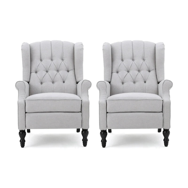 Walter Polstersessel mit Knopfheftung (2er-Set) von Christopher Knight Home