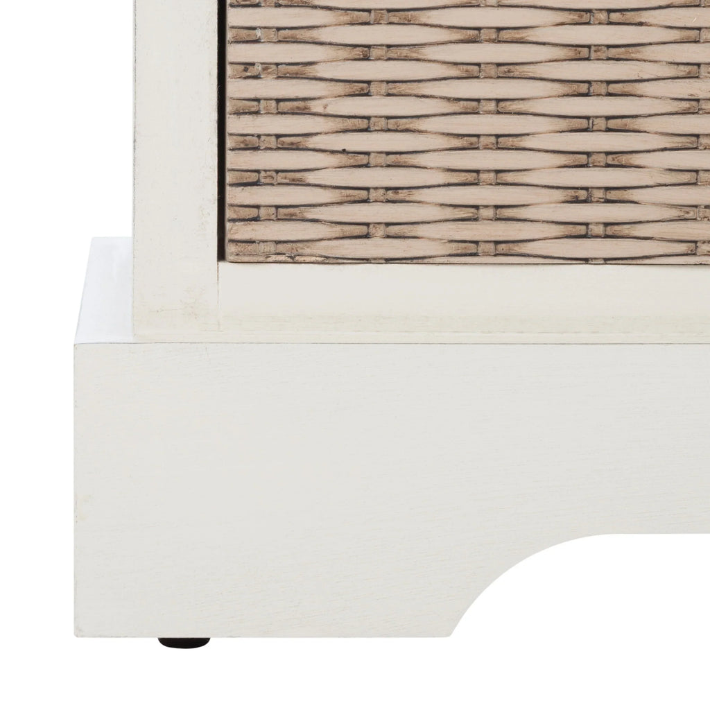Banc de rangement SAFAVIEH Fiorello avec coussin et 3 tiroirs - 47.3 W x 15 L x 19 H - 47Wx15Dx19H