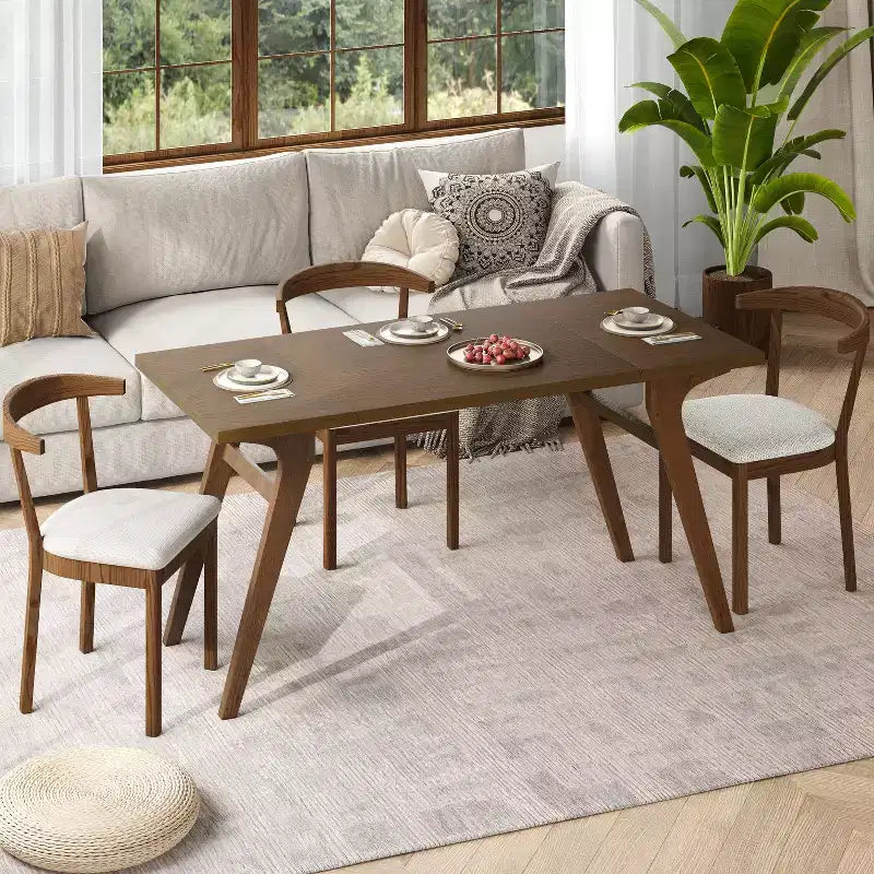 2-in-1-Couchtisch, ausziehbarer Esstisch, höhenverstellbarer Tisch für Zuhause und Büro, platzsparend - ModernLuxe