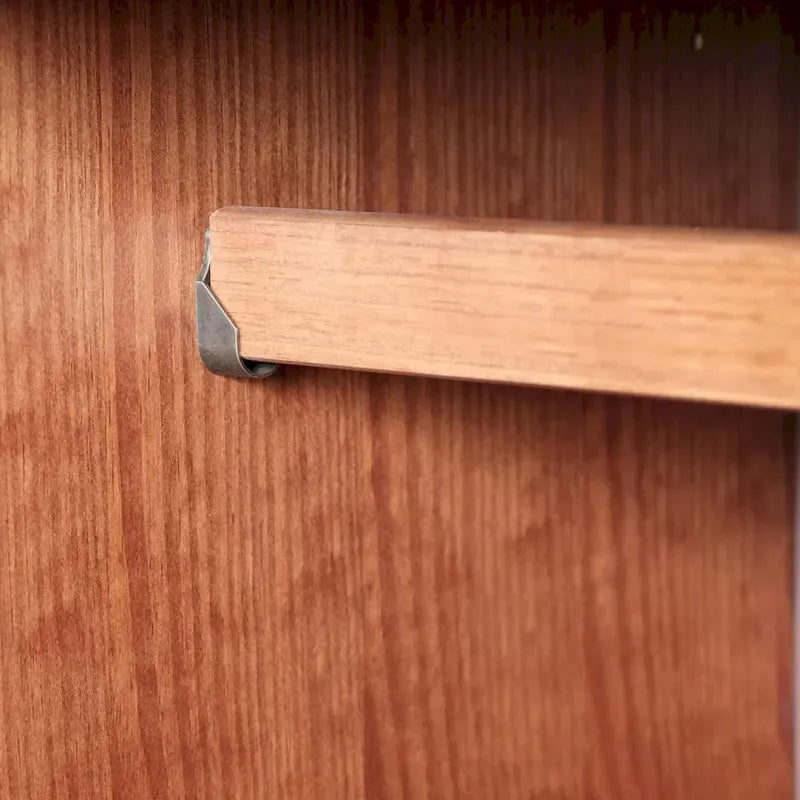 Armoire à 3 portes - Blanc/Moka/Java - Bois massif