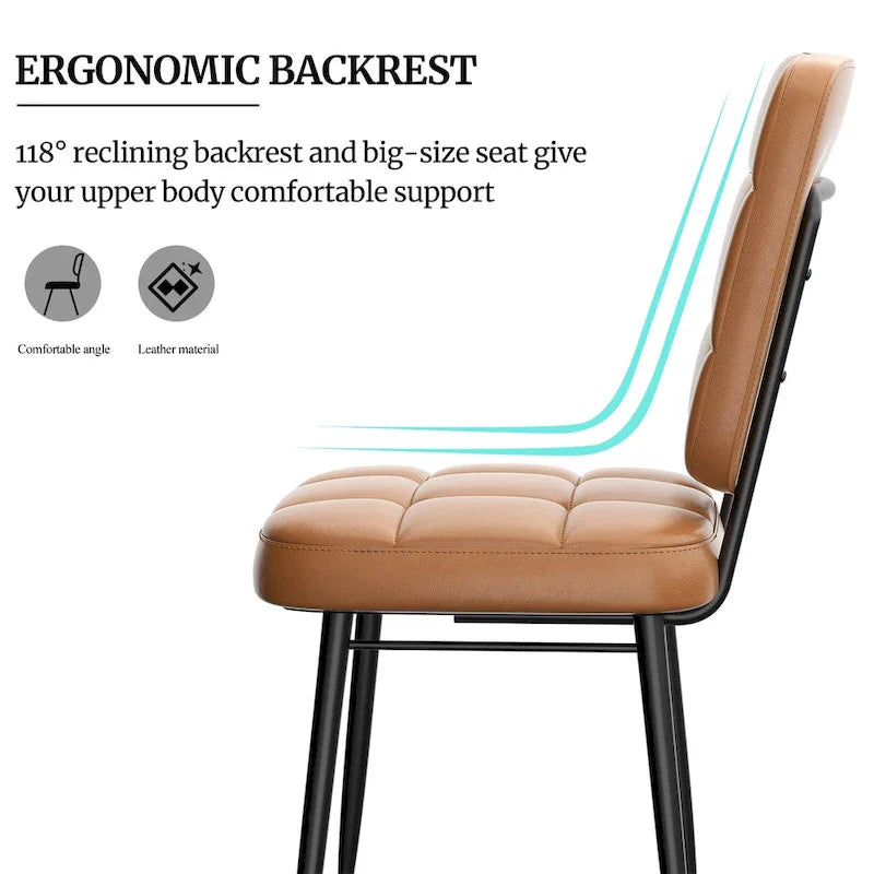 Moderne eetkamerstoelen, set van 2/4/6/8, gestoffeerde keukenstoelen met dikke zitting voor de eetkamer