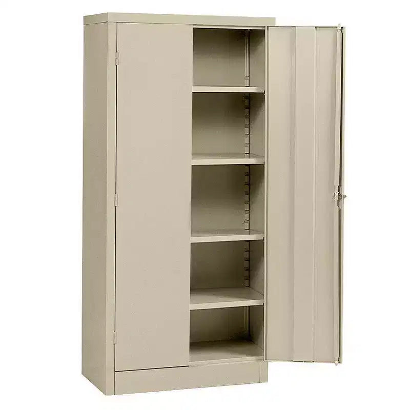 Edsal freistehender Stahlschrank, Beige, 36Wx18Dx72H