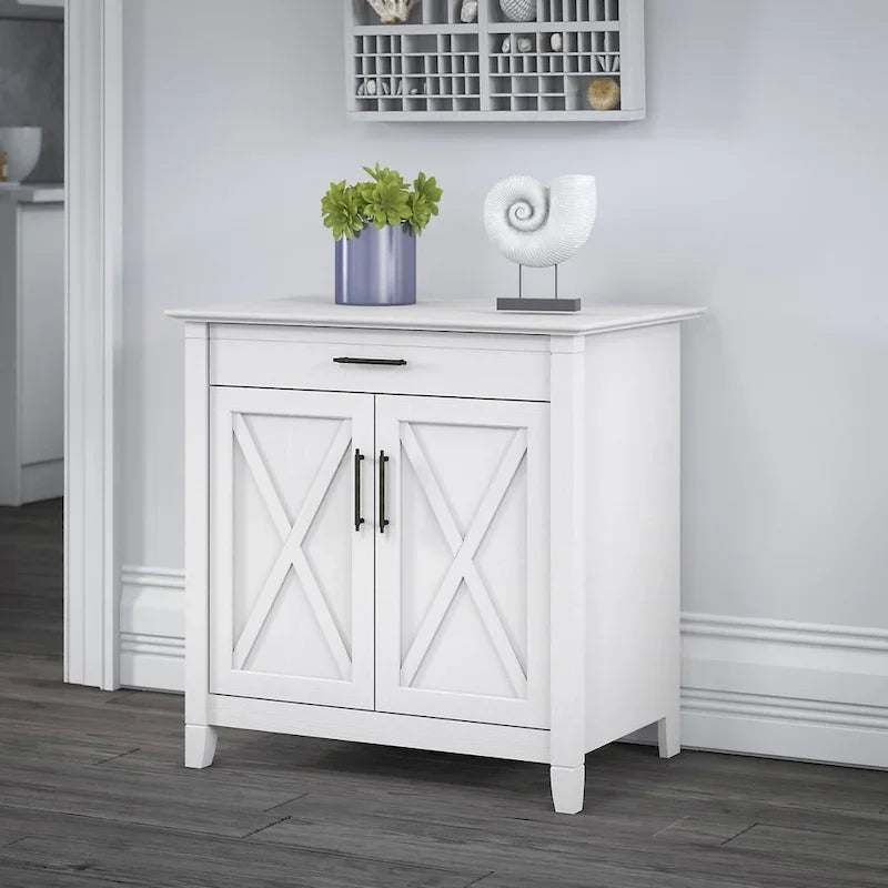 Key West secretaire met opbergkast van Bush Furniture