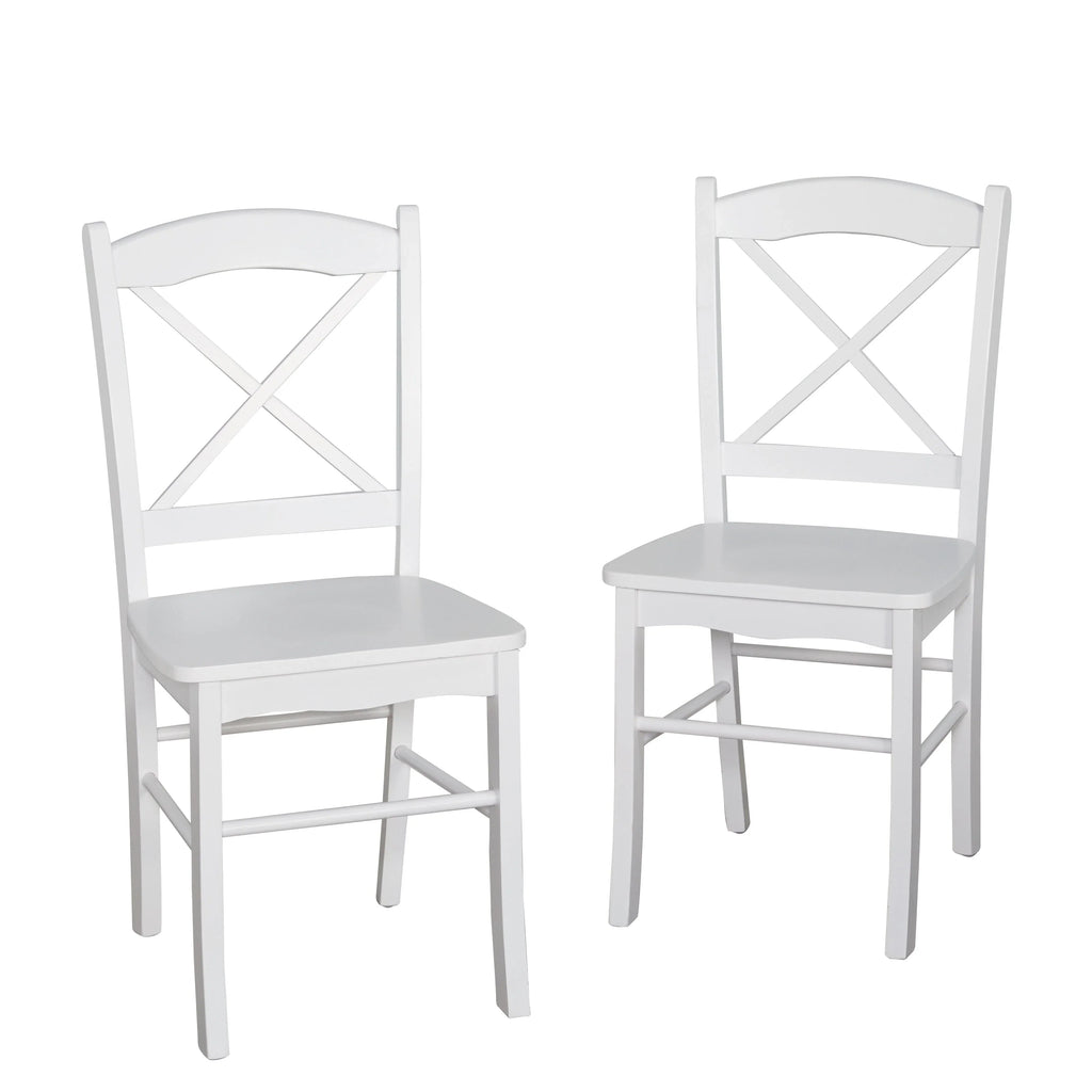 Eetkamerstoelen in landelijke cottage-stijl van Simple Living (set van 2)