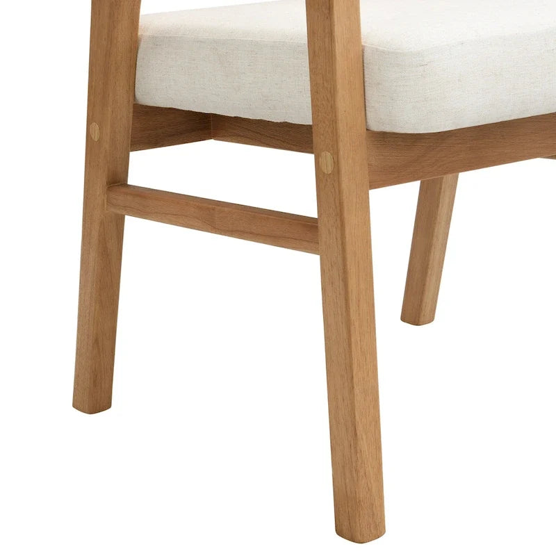 Christopher Knight Home - Esszimmerstuhl mit Rohrgeflecht und Polster (2er-Set)