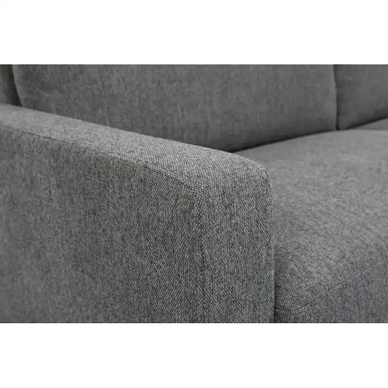 Miles tweezitsbank in midcenturymoderne stijl met omkeerbare rugkussens, groot