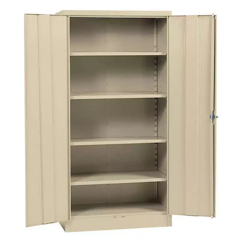 Edsal freistehender Stahlschrank, Beige, 36Wx18Dx72H