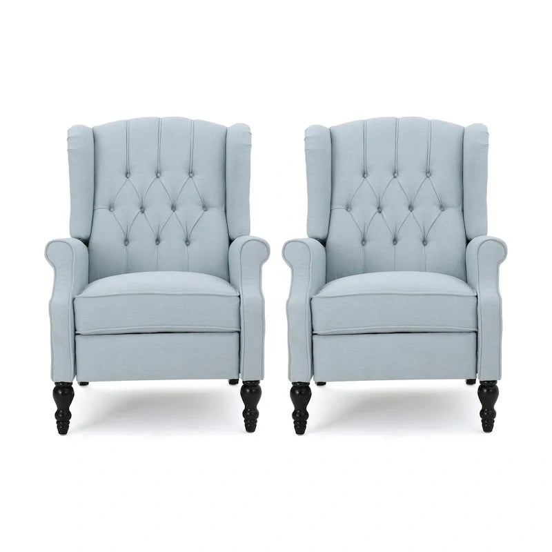 Walter Polstersessel mit Knopfheftung (2er-Set) von Christopher Knight Home