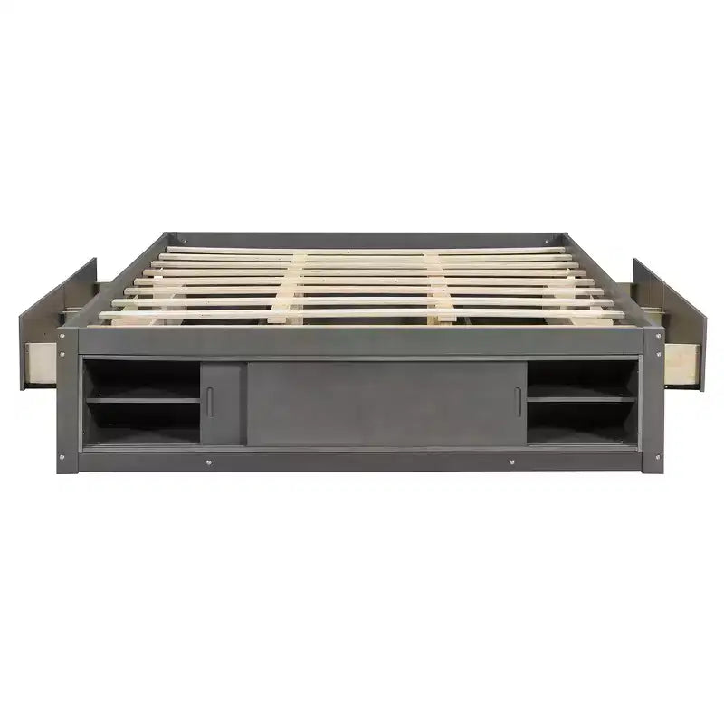 Whisen queensize bedframe met 4 opbergladen en opbergruimte in het voeteneind