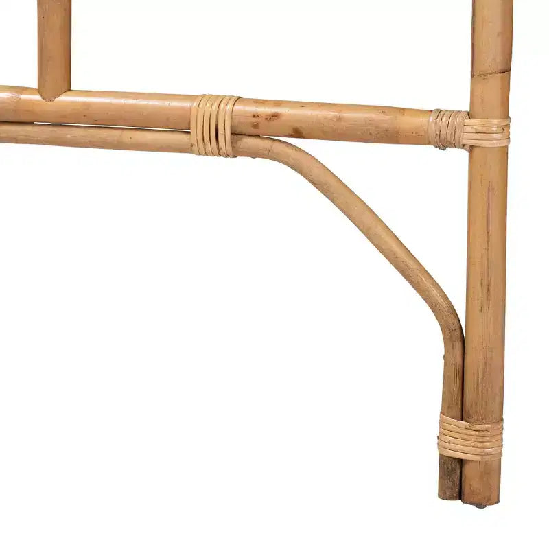 Kopfteil aus natürlichem Rattan, Braun