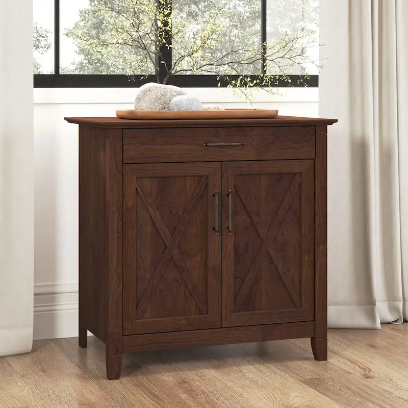 Key West secretaire met opbergkast van Bush Furniture