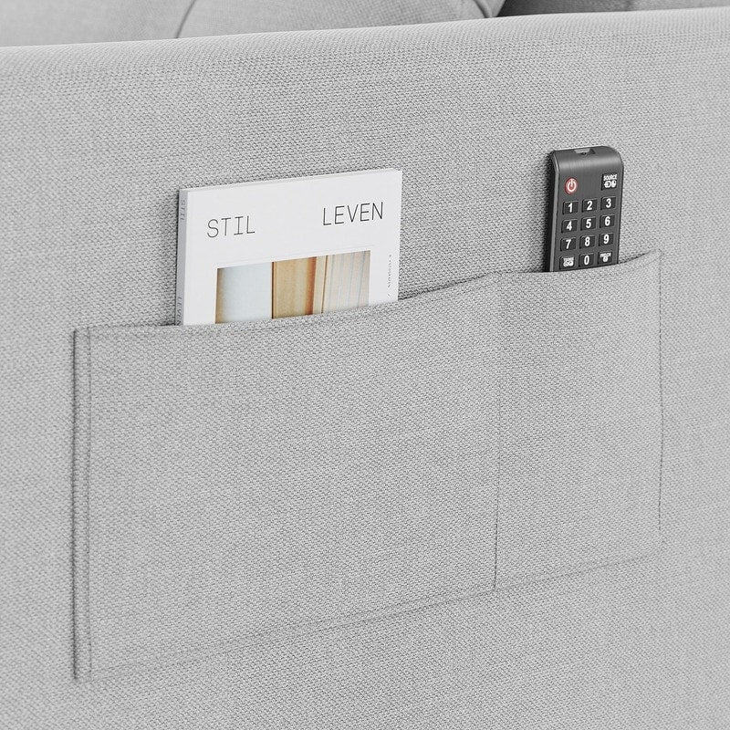 3-in-1-Schlafsofa mit verstellbarer Liegefläche, ausziehbares Sesselsofa, umwandelbares Klappbett fürs Wohnzimmer