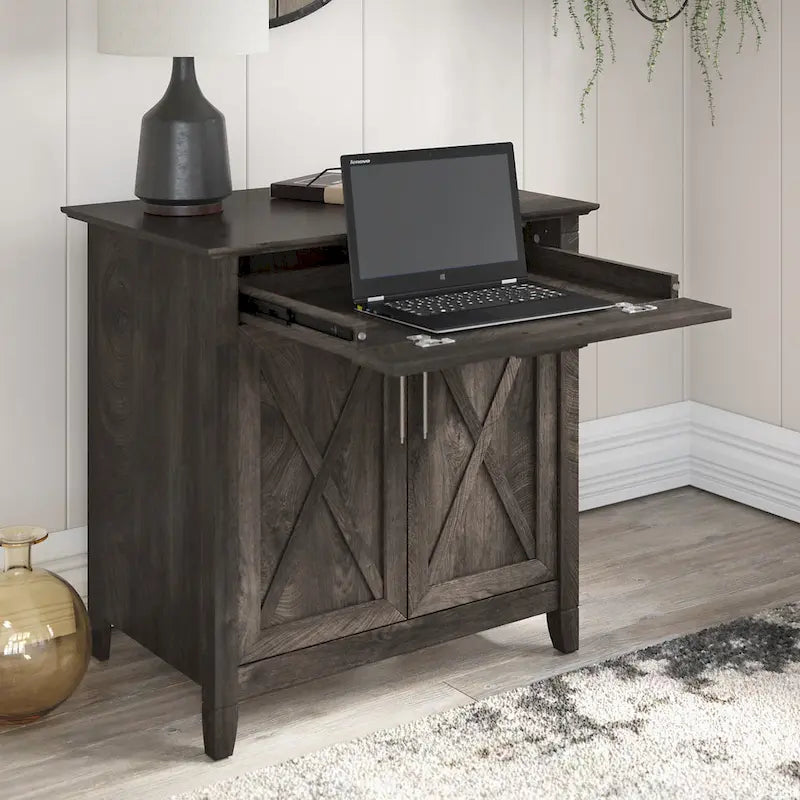 Key West secretaire met opbergkast van Bush Furniture