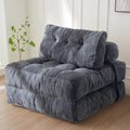 8 Corduroy Folding Couch Sofa Bed,Single