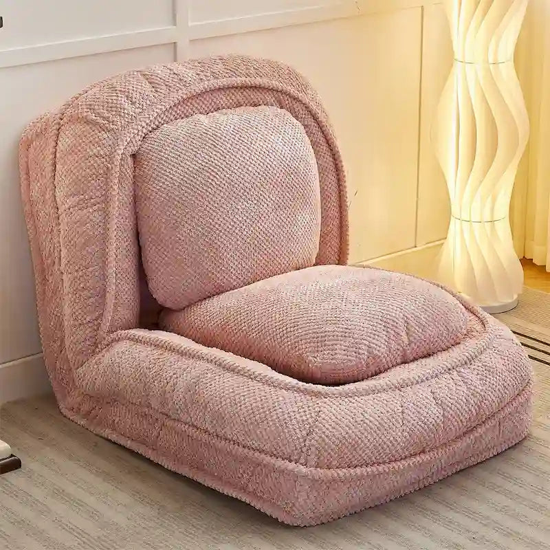 Faules Sofa, 5 verstellbare Positionen, zum Sitzen, Schlafen und Zusammenklappen, passend für Schlafzimmer und Wohnzimmer