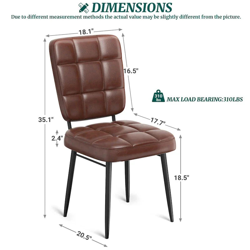 Moderne eetkamerstoelen, set van 2/4/6/8, gestoffeerde keukenstoelen met dikke zitting voor de eetkamer