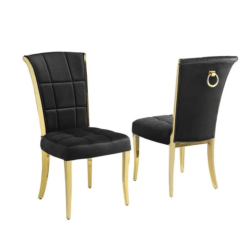 Best Quality Furniture D325-SC324-7 runde Essgruppe, 5-teilig