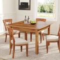 Vierkante eettafel van 39.4 inch voor 2-4 personen, met poten van massief hout, voor de woonkamer of eetkamer