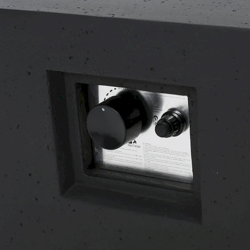 Ensemble de conversation d’extérieur 7 places en aluminium Giovanna avec brasero par Christopher Knight Home